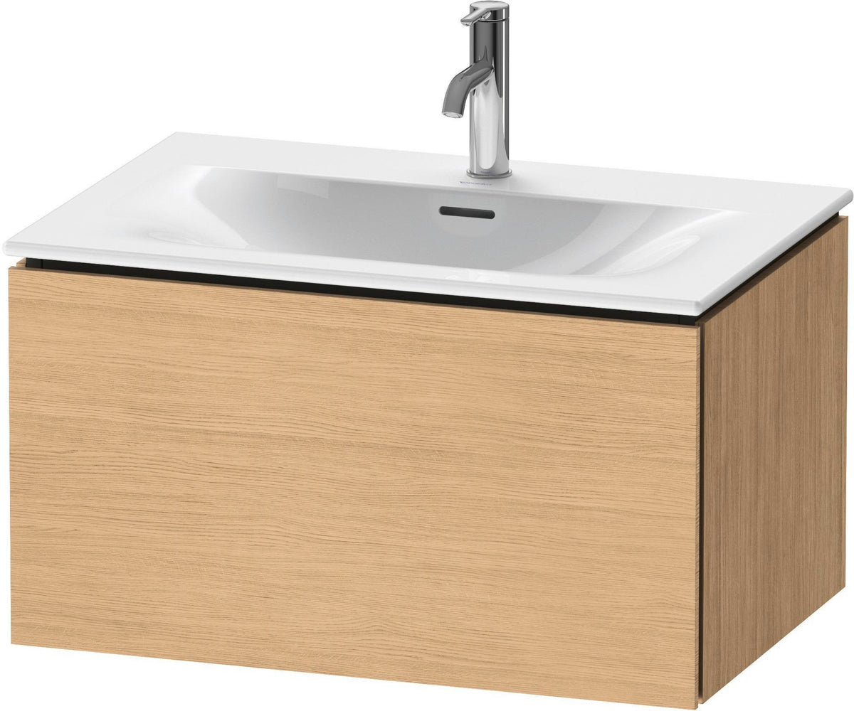 Duravit L-Cube Waschtischunterbau wandhängend 720 mm weiß matt mit 1 Auszug und Tip-On-Technik