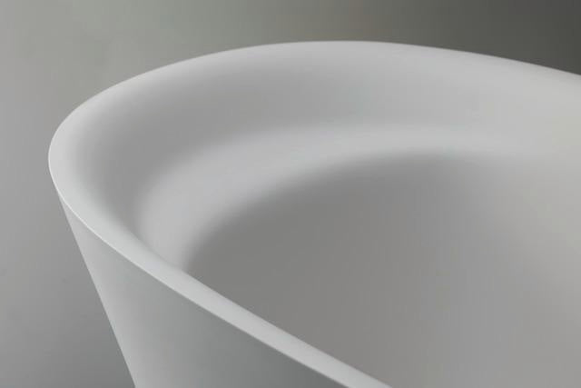 DURAVIT Cape Cod Freistehbadewanne 1855x885 mm Mineralguss Weiß Matt mit Fußgestell