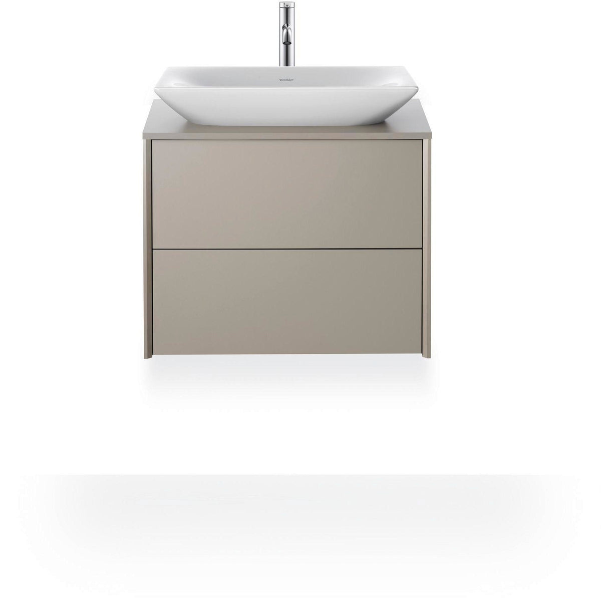 DURAVIT C.1 Einhebel-Waschtischmischer L ohne Zugstange, Schwarz Matt, 136 mm Ausladung
