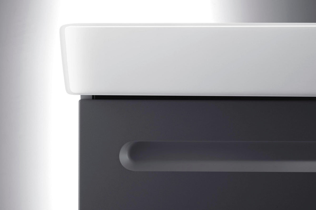Duravit No.1 Waschtischunterbau 740 mm wandhängend mit 1 Auszug und Soft-Close in Weiß Matt