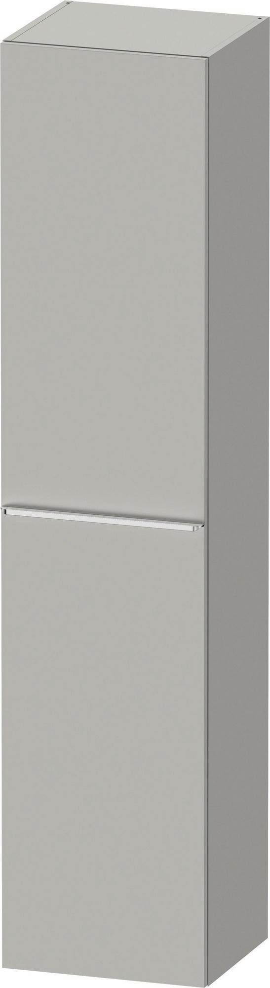 DURAVIT D-Neo Hochschrank 400x360x1760 mm, 1 Tür links, Eiche Schwarz – Matt, Soft-Close