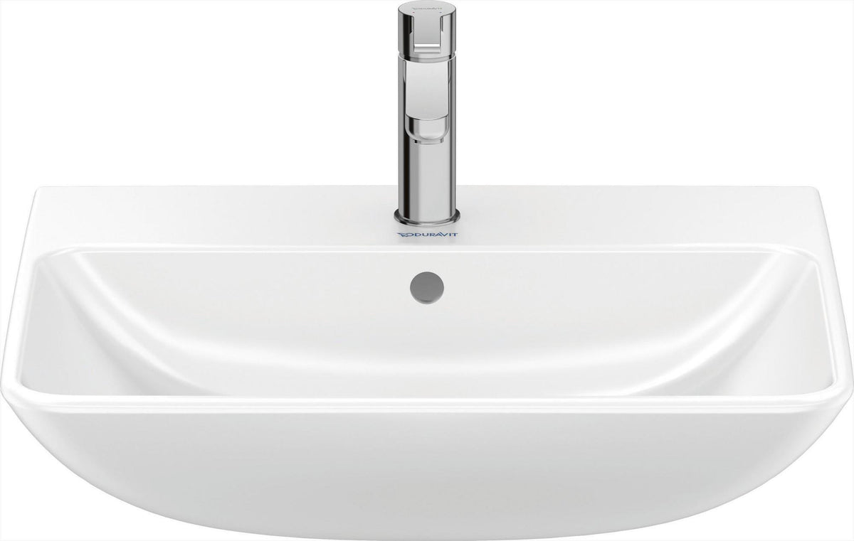 Duravit Waschtisch ME by Starck 600 mm Weiß Seidenmatt mit Überlauf und Hahnlochbank
