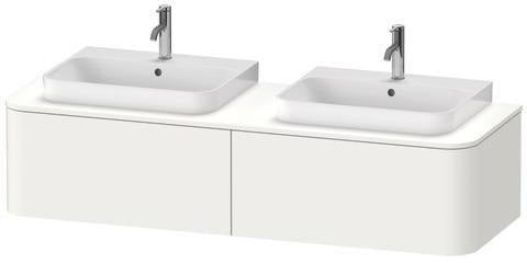 Duravit Konsolenunterschrank Happy D.2 Plus 1600 mm taupe supermatt mit Tip-On-Technik
