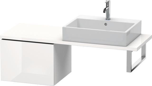Duravit L-Cube Konsolenunterschrank 520 mm amerikanisch Nussbaum mit Tip-On-Technik