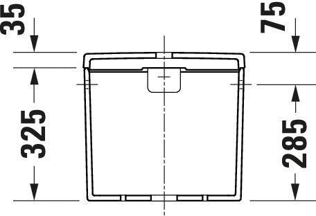 DURAVIT Spülkasten D-Neo Weiß mit Dual Flush 4,5/3 L, Wasseranschluss links/rechts