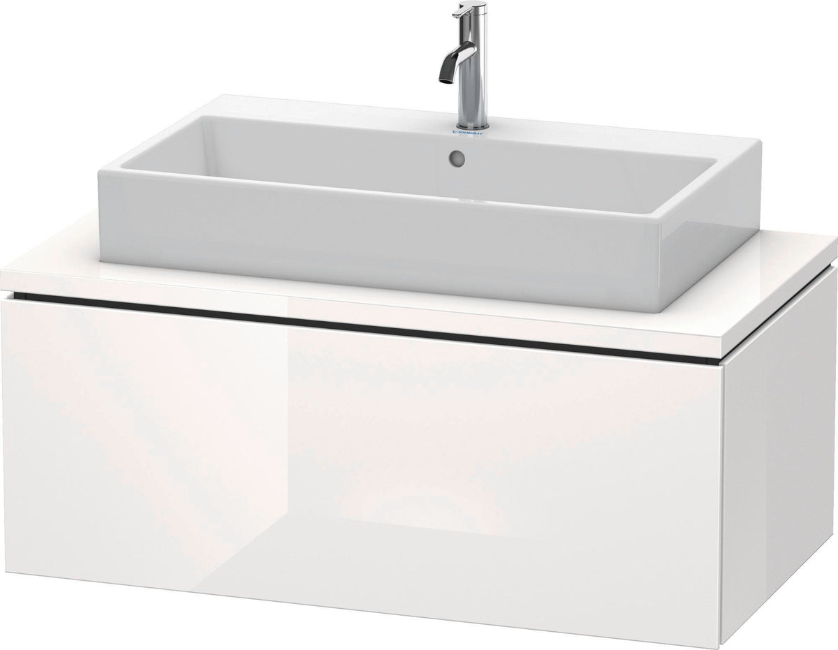 DURAVIT L-Cube Konsolenunterschrank 1020 mm betongrau matt mit 1 Auszug und Tip-on-Technik