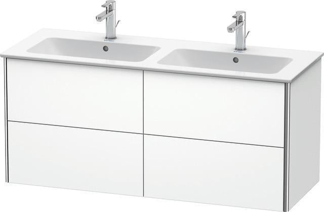 Duravit XSquare Waschtischunterbau 1280 mm, wandhängend, mit Schubkasten und Siphonausschnitt