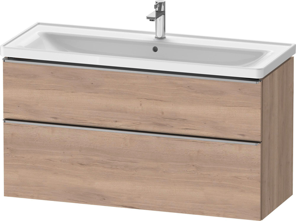 DURAVIT D-Neo Waschtischunterbau 1184 mm Eiche Schwarz mit Bronze Griff