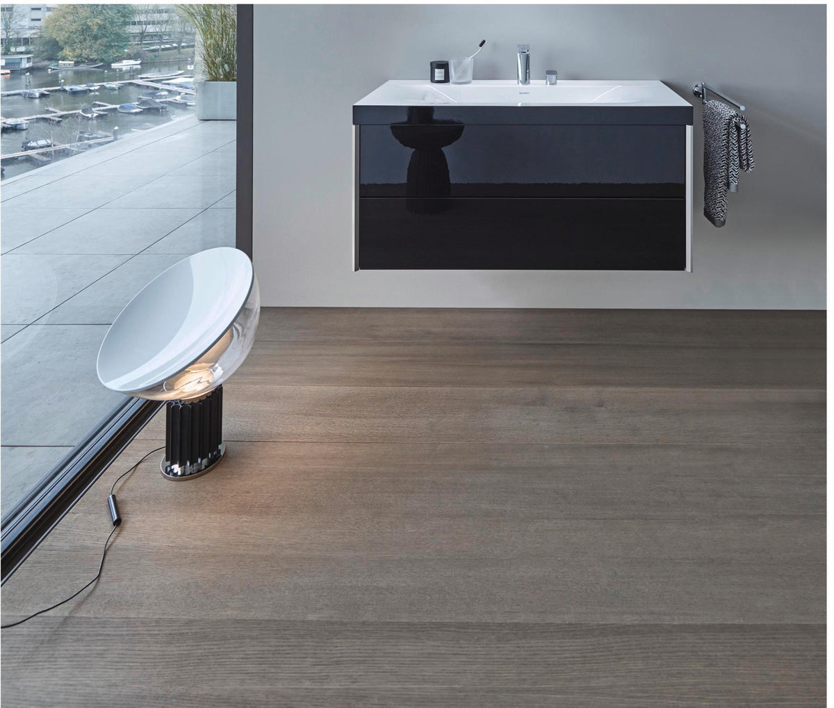 Duravit D.1 2-Loch Waschtischarmatur Chrom mit Keramikmischsystem und 148 mm Ausladung