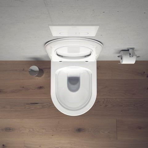 DURAVIT Wand-WC Soleil by Starck 480 mm spülrandlos von Philippe Starck – Weiß Glänzend