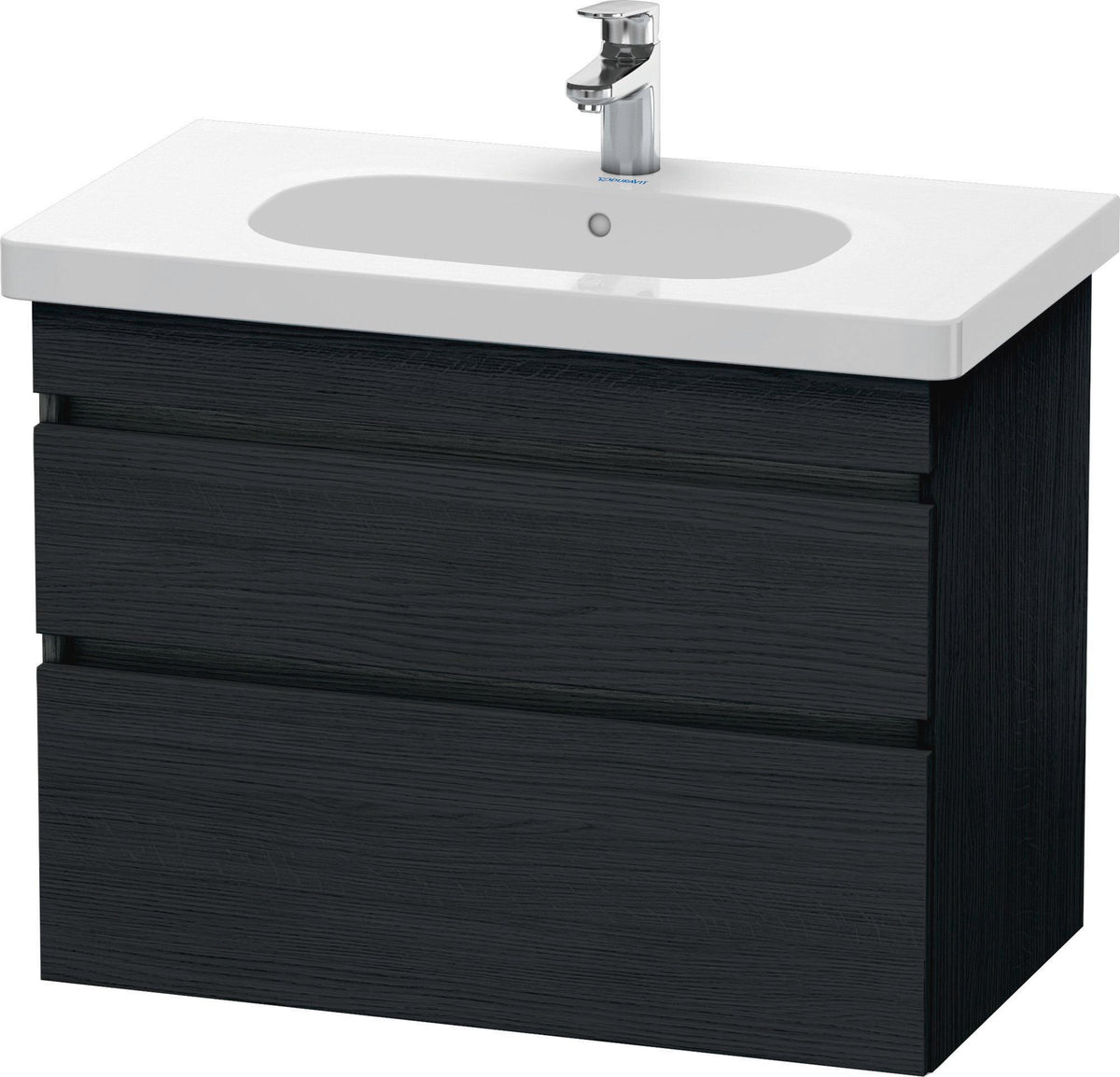 DURAVIT DuraStyle Waschtischunterbau 800 mm wandhängend, 2 Schubkästen, weiß matt – mit Soft-Close