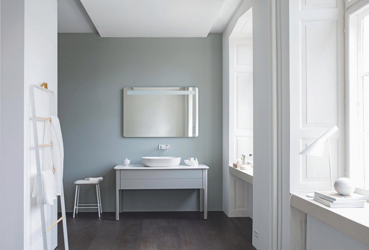 Duravit Luv Waschtischunterbau bodenstehend 1338 mm mit 1 Auszug Weiß Seidenmatt