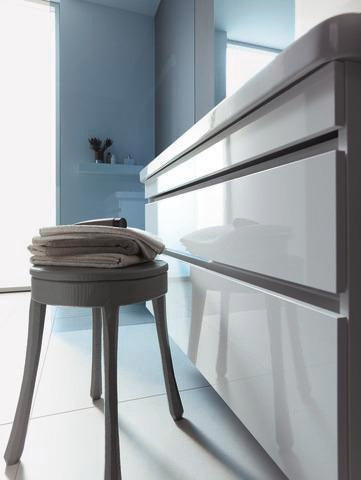Duravit DuraStyle Doppelwaschtisch 1300 mm – Wandhängend, 2 Hahnlöcher, mit Überlauf, Weiß