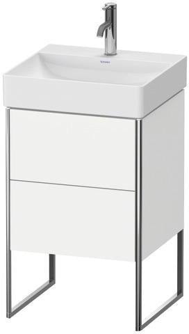 Duravit XSquare Waschtischunterbau 731x484x460 mm, 2 Auszüge, weiß matt, bodenstehend