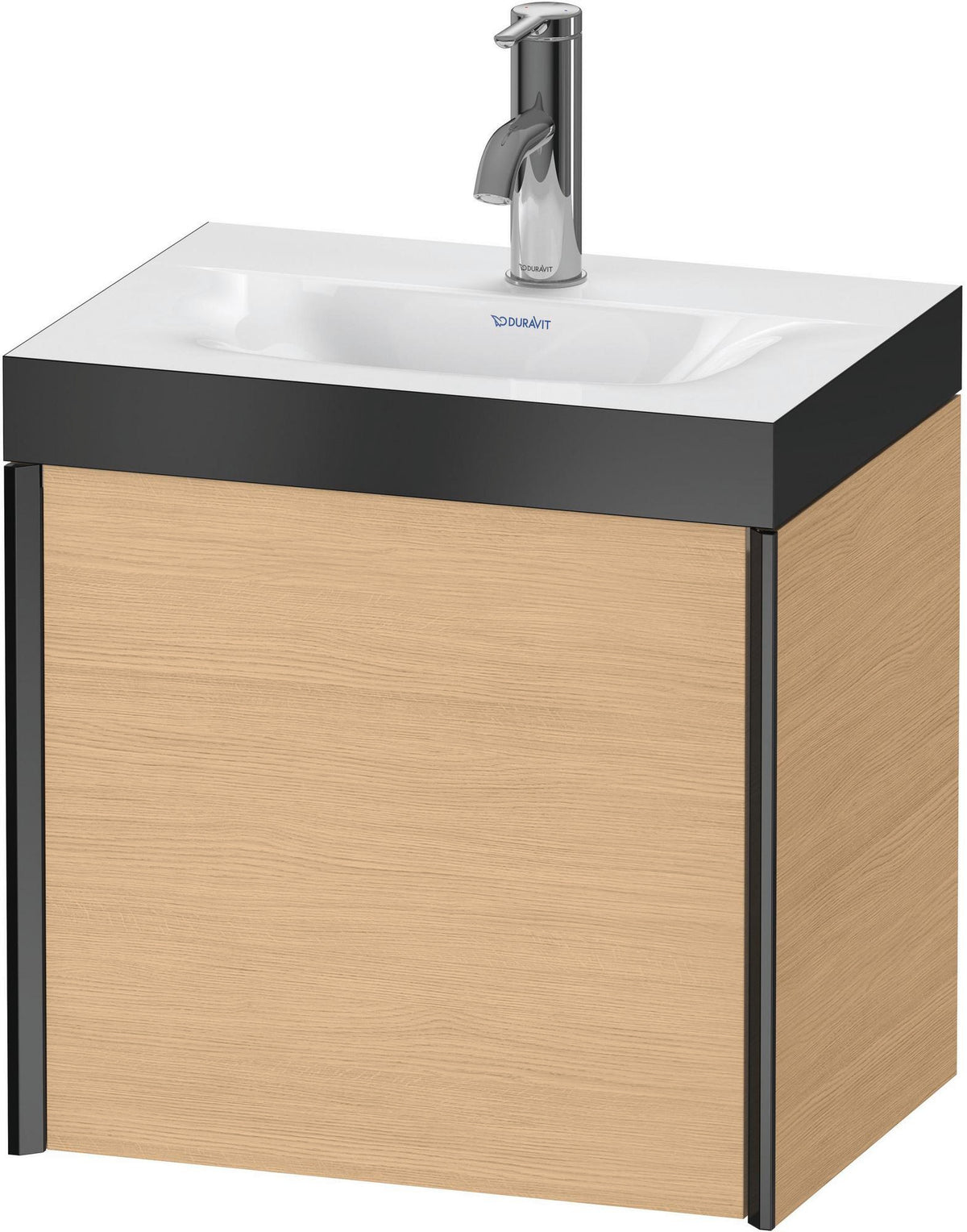 DURAVIT XViu Waschtischunterbauset c-bonded 460 mm Eiche Natur mit 1 Tür