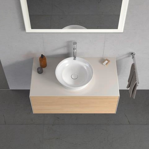 DURAVIT White Tulip Waschtischunterbau wandhängend 1000 mm, 2 Schubkästen, Weiß Seidenmatt