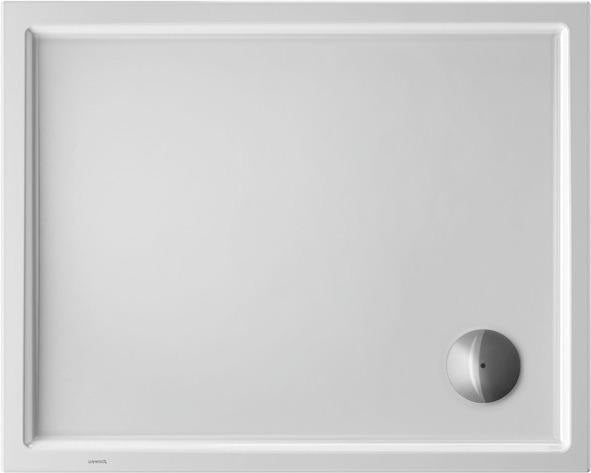 DURAVIT Starck Slimline Duschwanne 750x900 mm Weiß mit Antislip – Rechteckig, Sanitäracryl