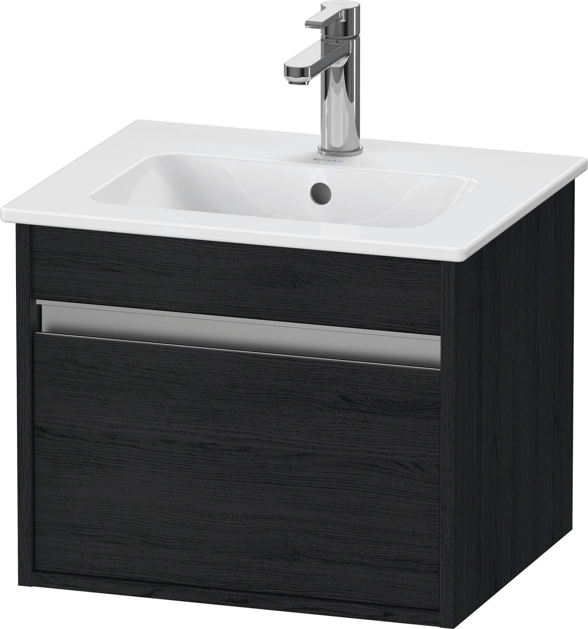 DURAVIT Ketho Waschtischunterbau 500 mm weiß matt, 1 Auszug, wandhängend, Soft-Close