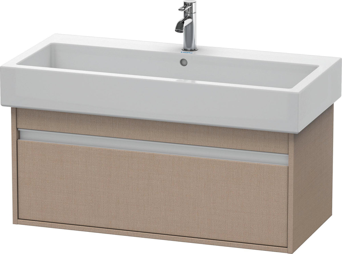 Duravit Ketho Waschtischunterbau 950 mm wandhängend basalt matt mit 1 Auszug