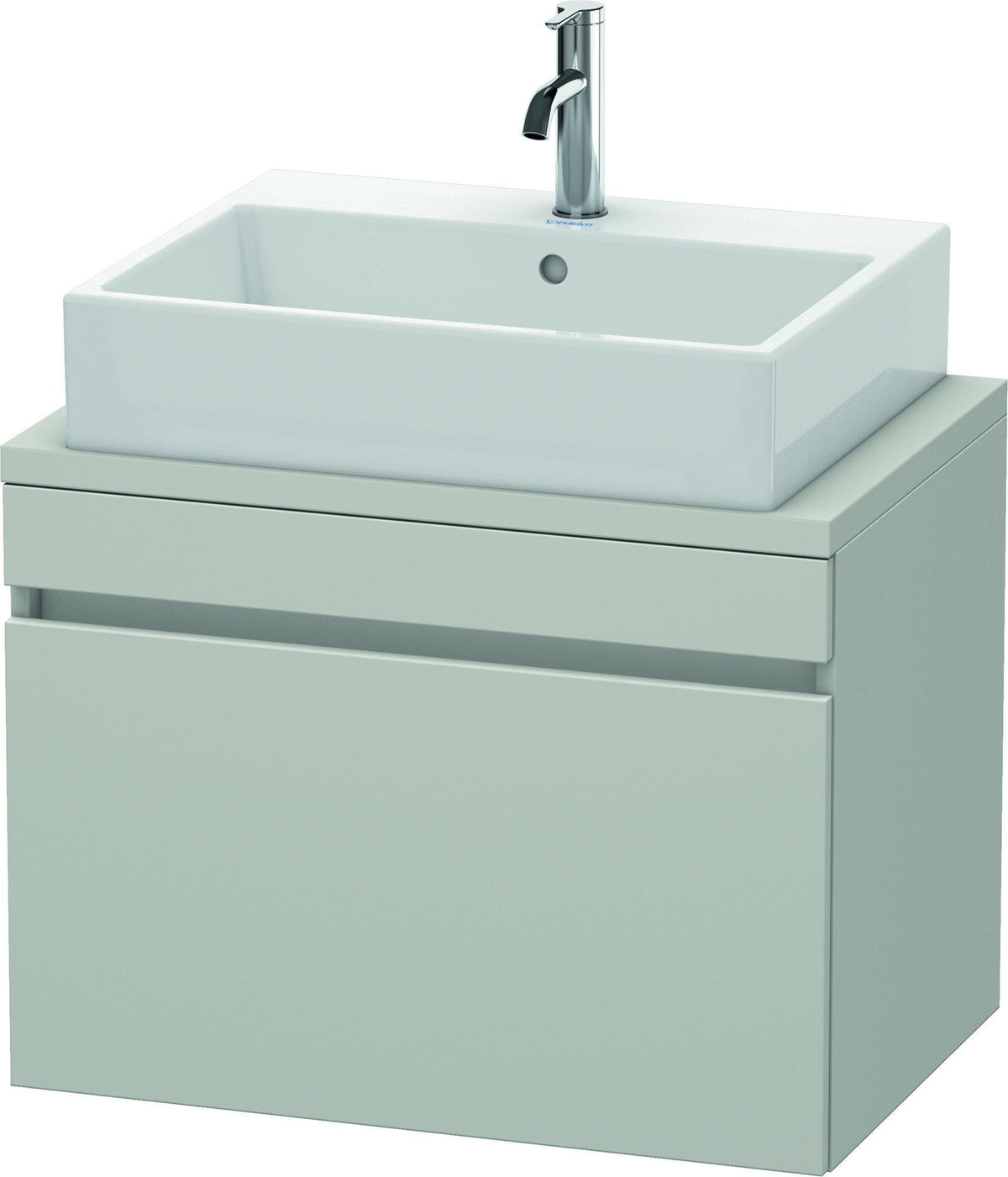 DURAVIT DuraStyle Konsolenunterschrank 700 mm betongrau matt mit Soft-Close-Auszug