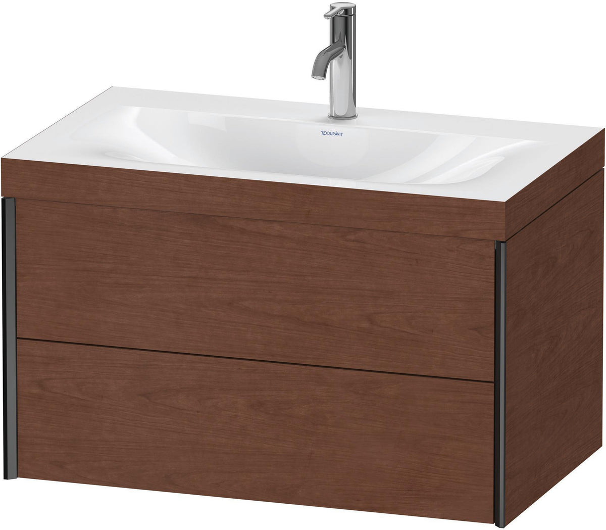 DURAVIT XViu c-bonded Waschtischset wandhängend 800x480x503mm mit 2 Schubkästen, Push-Open und Soft-Close