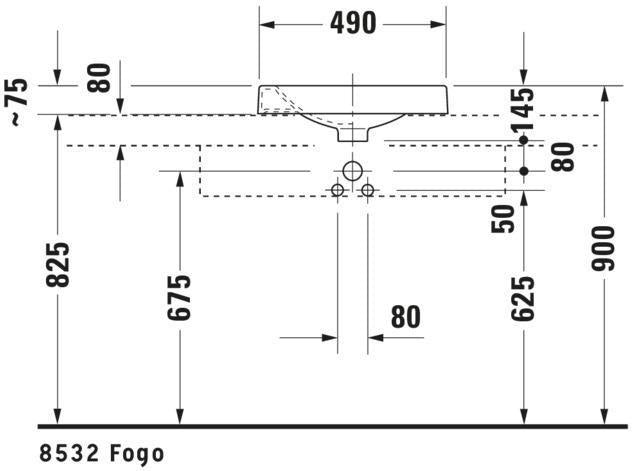 DURAVIT Aufsatzbecken Architec 500 mm ohne Überlauf, geschliffen, weiß