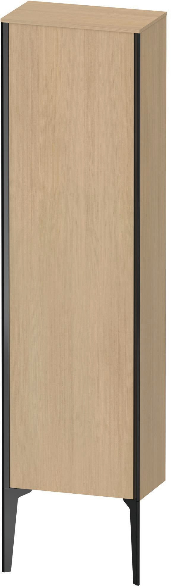 Duravit XViu Halbhochschrank 1330 mm Eiche matt rechts, mit Tip-on und Soft-Close