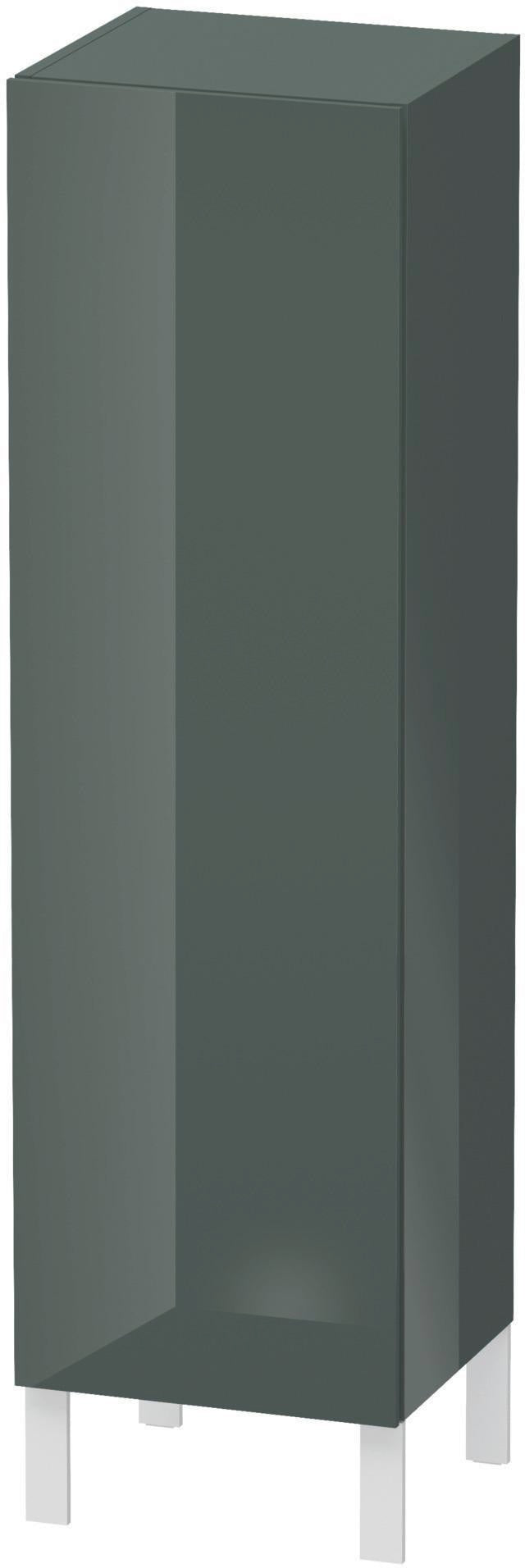 Duravit Halbhochschrank L-Cube 363x400x1320mm 1 Tür links, Amerikanisch Nussbaum