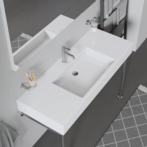 DURAVIT Metallkonsole Vero höhenverstellbar chrom für Waschtisch 032985