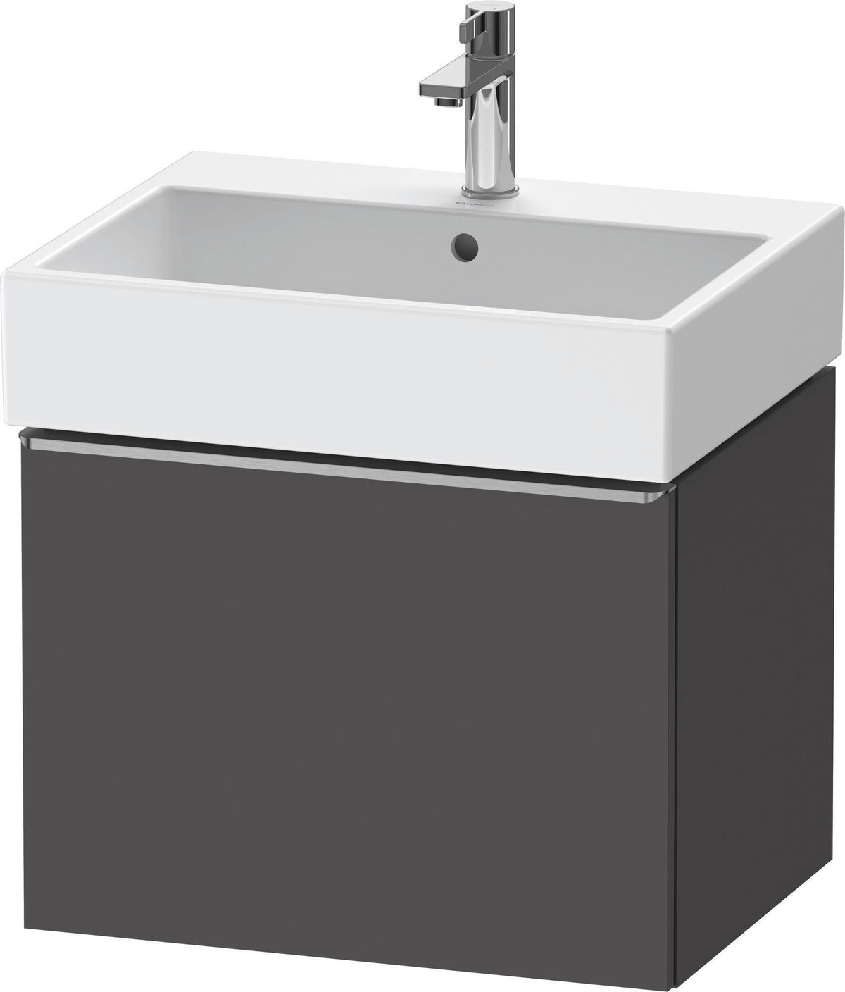 DURAVIT D-Neo Waschtischunterbau 584 mm wandhängend mit 1 Auszug, Griff Bronze, Weiß Matt