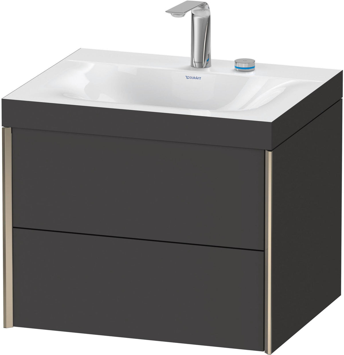 DURAVIT XViu Waschtischunterbauset 2 Schubkästen 503x600x480 mm Anthrazit
