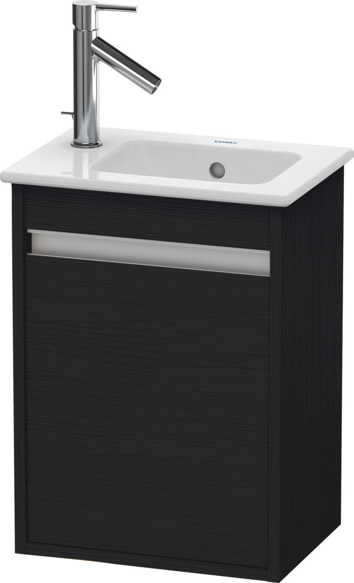 Duravit Ketho Waschtischunterbau 400 mm betongrau matt, 1 Tür links, für ME by Starck
