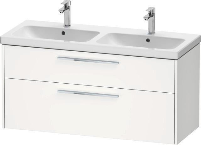 DURAVIT D-Code 2.0 Waschtischunterbau 1184 mm mit Schubkasten und Soft-Close in Weiß Matt