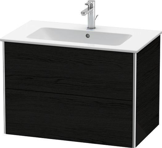 Duravit XSQUARE Waschtischunterbau 810 mm, 2 Schubkästen, s-matt, Eiche Ahorn, für ME by Starck