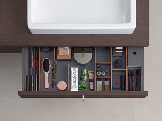 Duravit Waschtisch Vero 700 mm mit Überlauf und Hahnlochbank – Weiß WonderGliss