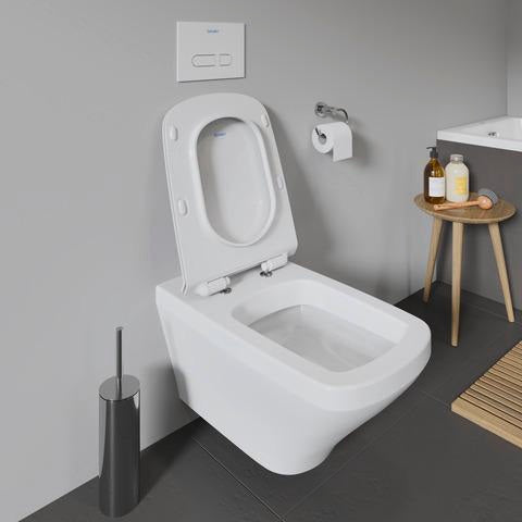 DURAVIT DuraStyle WC-Sitz mit SoftClose – Weiß, Edelstahl-Scharniere, Absenkautomatik, antibakteriell