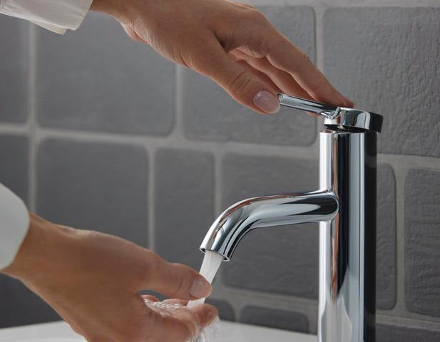 DURAVIT C.1 Einhebel-Waschtischmischer S mit Zugstange, Schwarz Matt