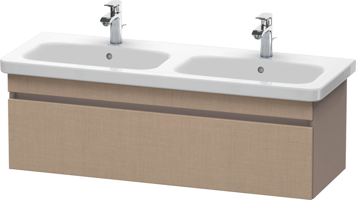 Duravit DuraStyle Waschtischunterbau 1230 mm betongrau matt – wandhängend, 1 Auszug, Soft-Close