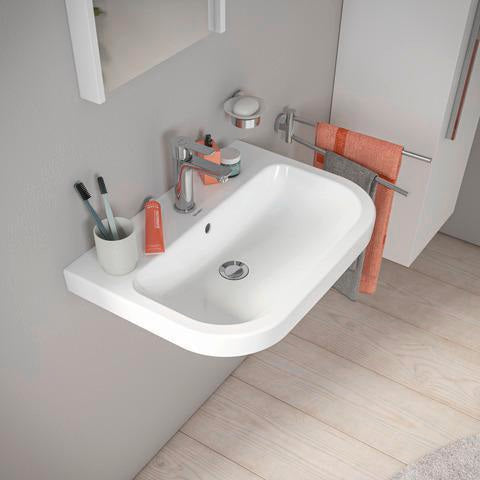 DURAVIT D-Code 2.0 Spiegel mit LED-Beleuchtung, 400 x 700 x 48 mm, Weiß Matt