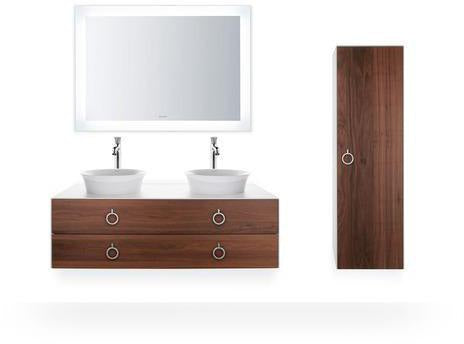 DURAVIT White Tulip Waschtischunterbau 1300 mm, 2 Schubkästen, wandhängend, Weiß Seidenmatt