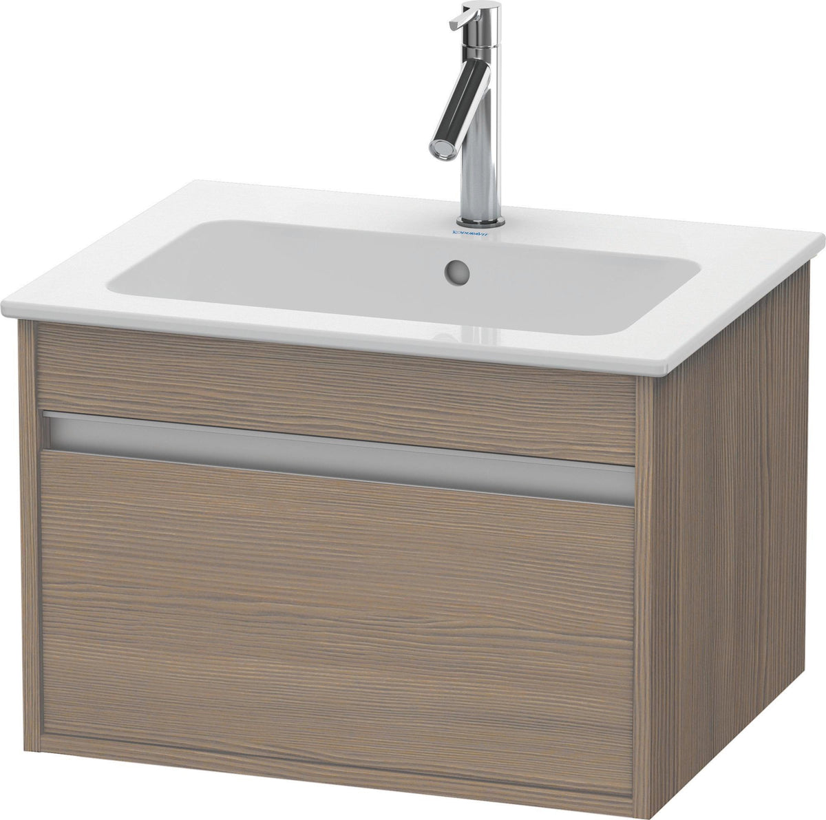 DURAVIT Ketho Waschtischunterbau 1 Auszug 600 mm Eiche Terra – ME by Starck