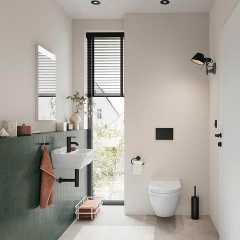DURAVIT Wand-WC Starck 3 Compact, 485 mm Tiefspüler, Durafix, weiß