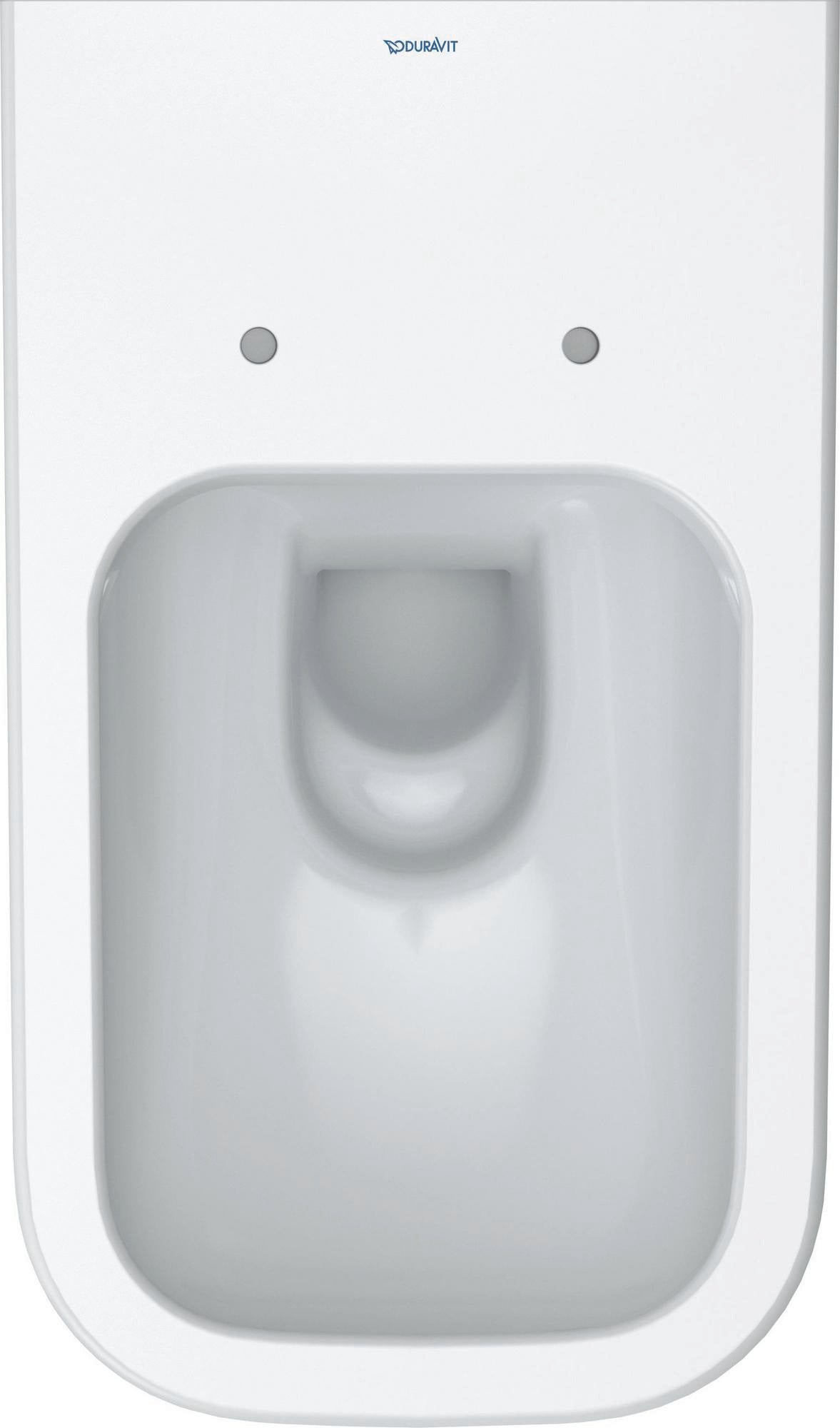 Duravit Wand-WC Happy D.2 620 mm Tiefspüler spülrandlos Durafix weiß