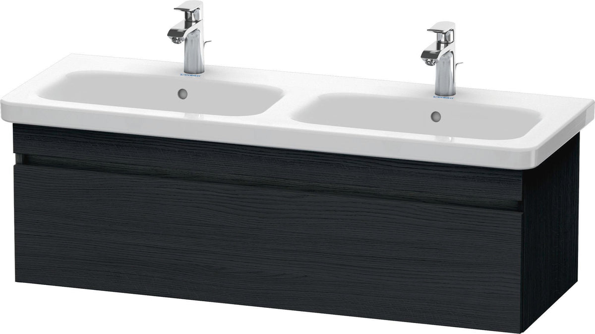 Duravit DuraStyle Waschtischunterbau 1230 mm betongrau matt – wandhängend, 1 Auszug, Soft-Close