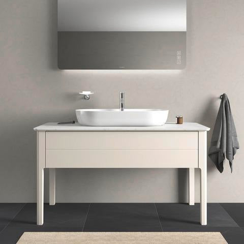 Duravit Luv Waschtischunterbau bodenstehend 1338 mm mit 1 Auszug Weiß Seidenmatt