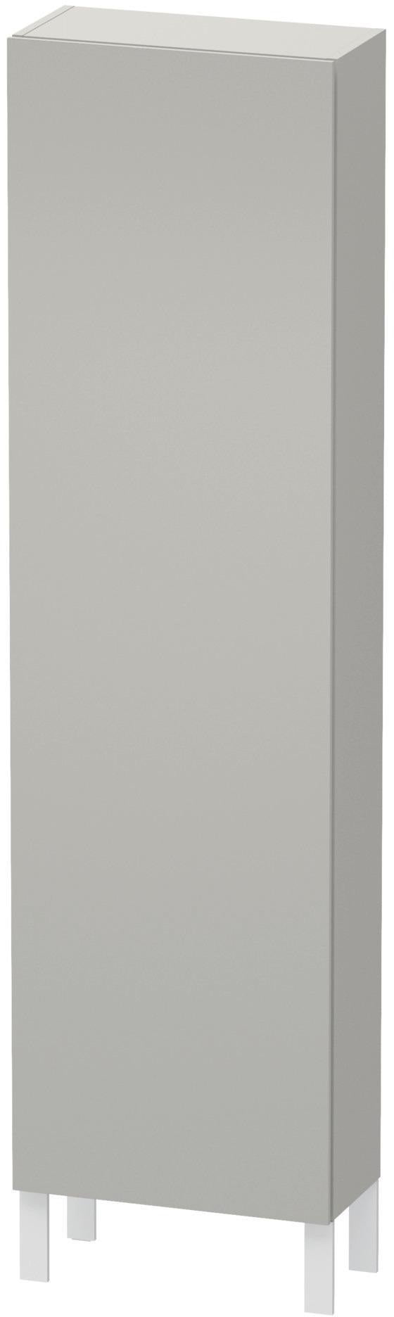 DURAVIT Hochschrank L-Cube 243x500x1760mm, 1 Tür rechts, betongrau matt