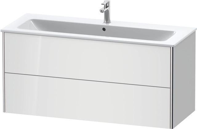 Duravit XSquare Waschtischunterbau 1210 mm mit 2 Schubkästen, s-matt, für ME by Starck