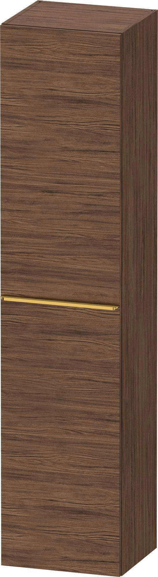 DURAVIT D-Neo Hochschrank 400x360x1760 mm, 1 Tür links, Eiche Schwarz – Matt, Soft-Close