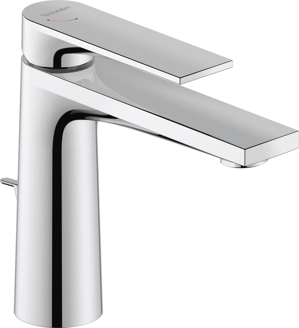 DURAVIT Tulum by Starck Einhebel-Waschtischmischer Chrom mit Zugstange, 135 mm Ausladung