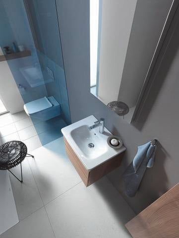 DURAVIT DuraStyle Möbelwaschtisch 785 mm, 1 Hahnloch, mit Überlauf, weiß